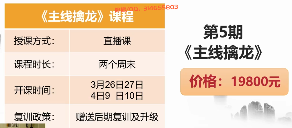 主线擒龙（第四期）