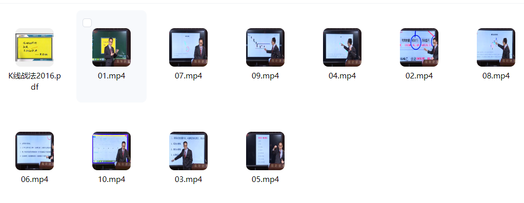 「黄勤翔」老师2016年《k线战法》10张DVD内容+PDF讲义视频教程22G视频+课件电子书