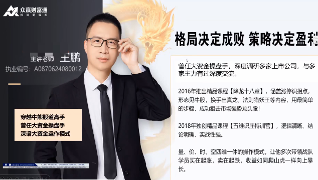 王鹏-大鹏龙头黄金买点实训营