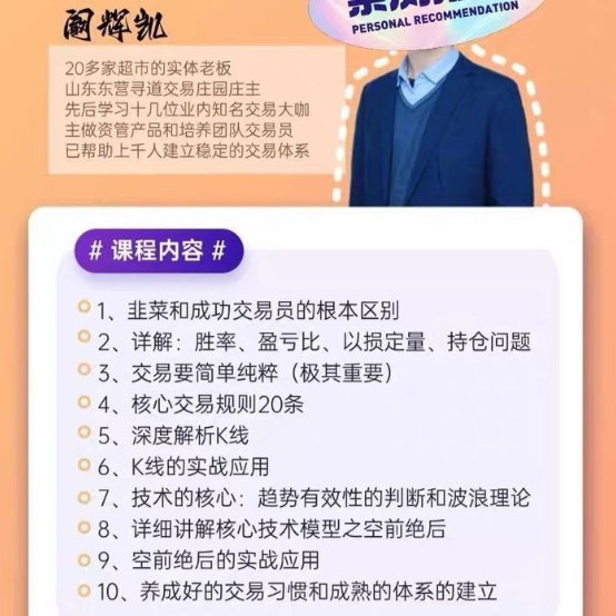 阚辉凯 核心交易技术+核心交易理念